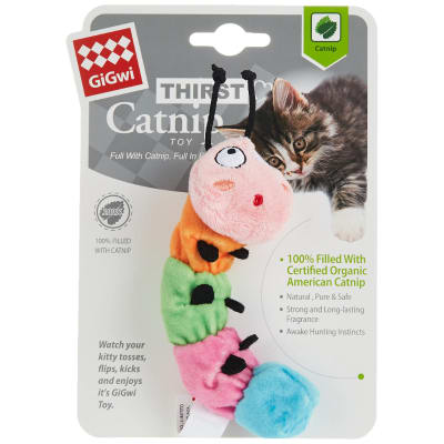 GiGwi - Thirsty Catnip Caterpillar1