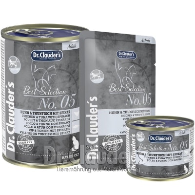 Dr. Clauder's - Best Selection #05 Pollo, Atún & Espinaca1