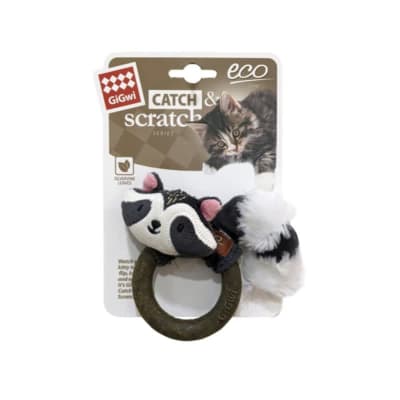 GiGwi - Eco Catch & Scratch Matatabi Racoon