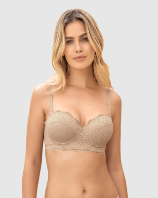 Brasier balconet de realce alto con máximo cubrimiento de espalda Special Fit