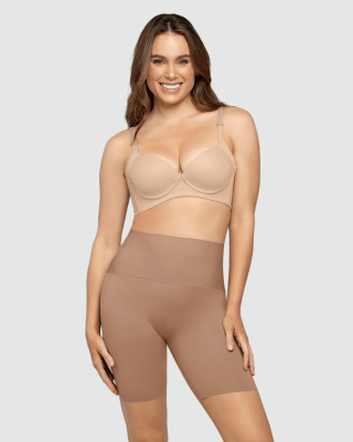 Short de control moderado aspecto invisible con fajón antideslizante