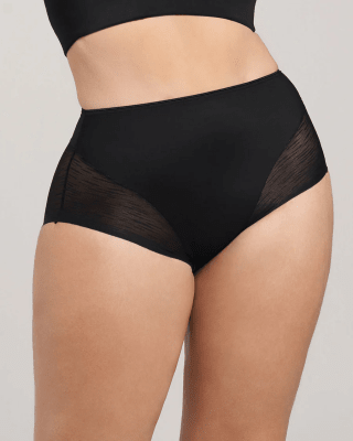 Calzón faja clásico invisible con transparencias en glúteos y laterales