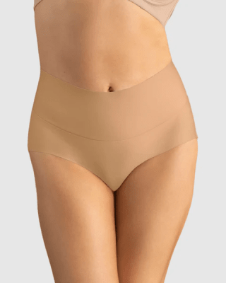 Calzón clásico tiro alto de control fuerte de abdomen