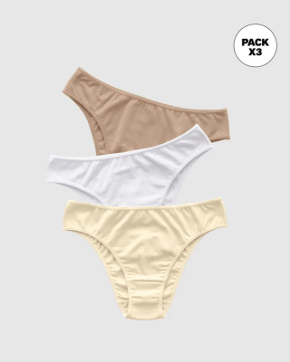Paquete x 3 tangas ultracómoda