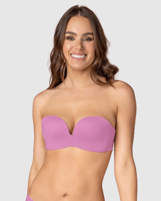 Brasier strapless Antigravedad de realce alto sin arco