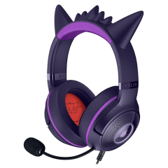 Audifono Razer Kraken Kitty V2 Gengar Pokémon Edition
