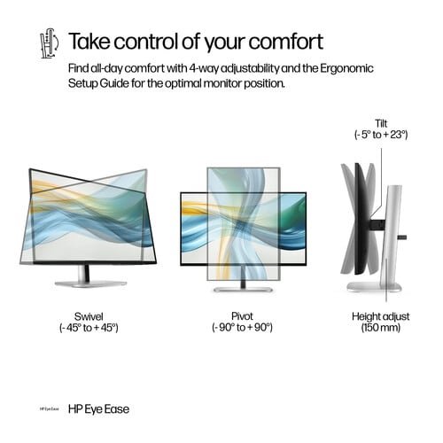 Monitor Plano HP Series 5 Pro 524pu 23.8