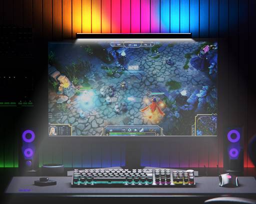 Primus Gaming Barra luz WiFi dual para monitor2