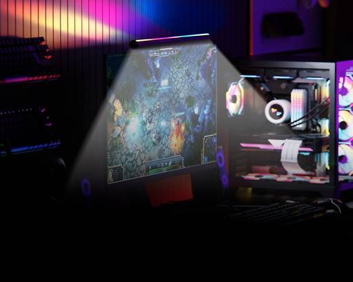 Primus Gaming Barra luz WiFi dual para monitor3