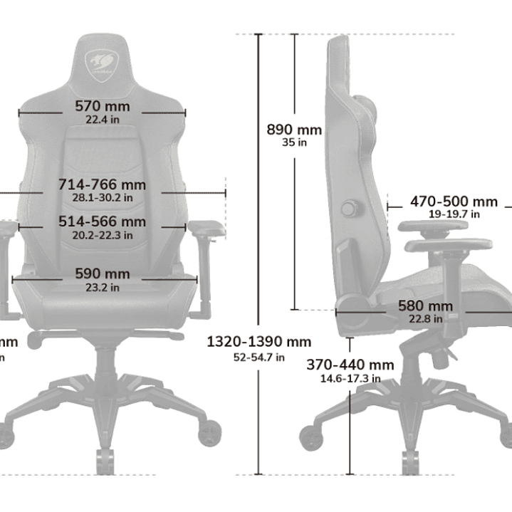 Silla profesional Gamer Cougar Armor EVO5