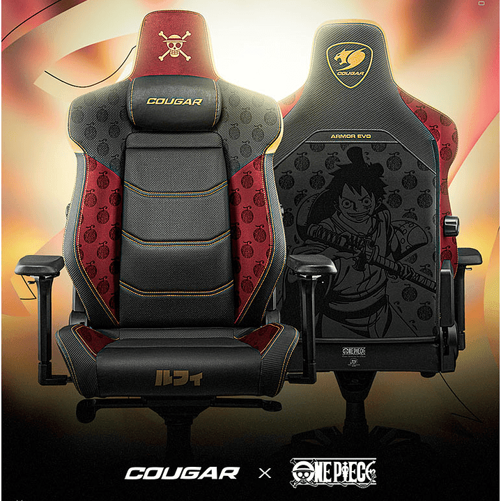 Silla profesional Gamer Cougar Armor EVO LUFFY2