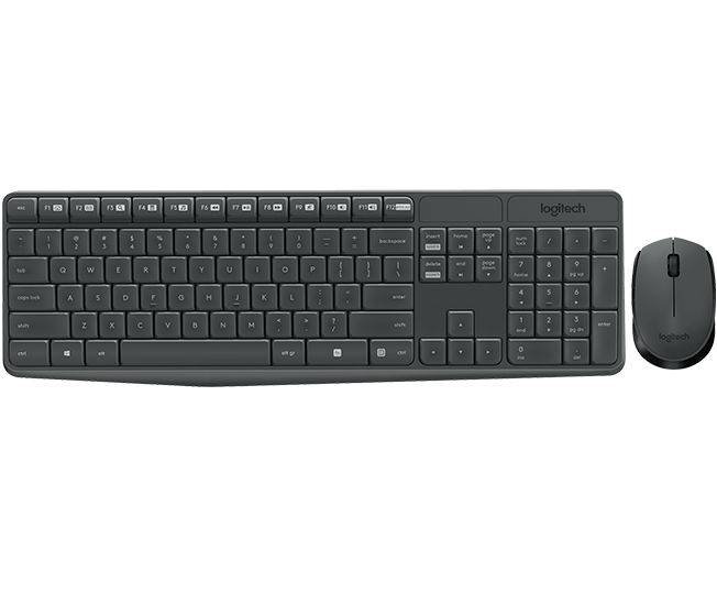 Kit Teclado Mouse Inalambrico Logitech MK2351