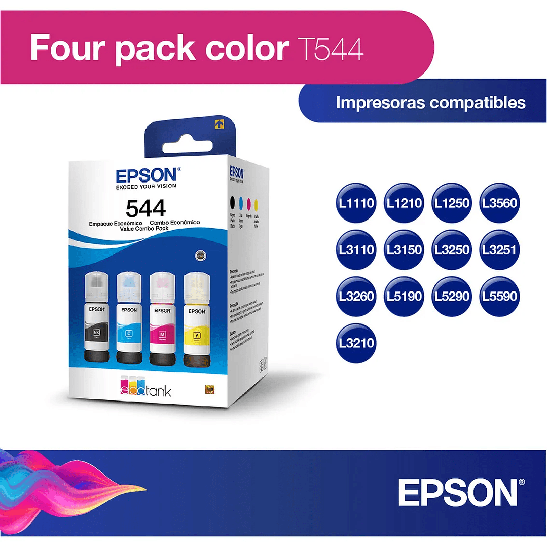 Pack de 4 tintas Epson T5443