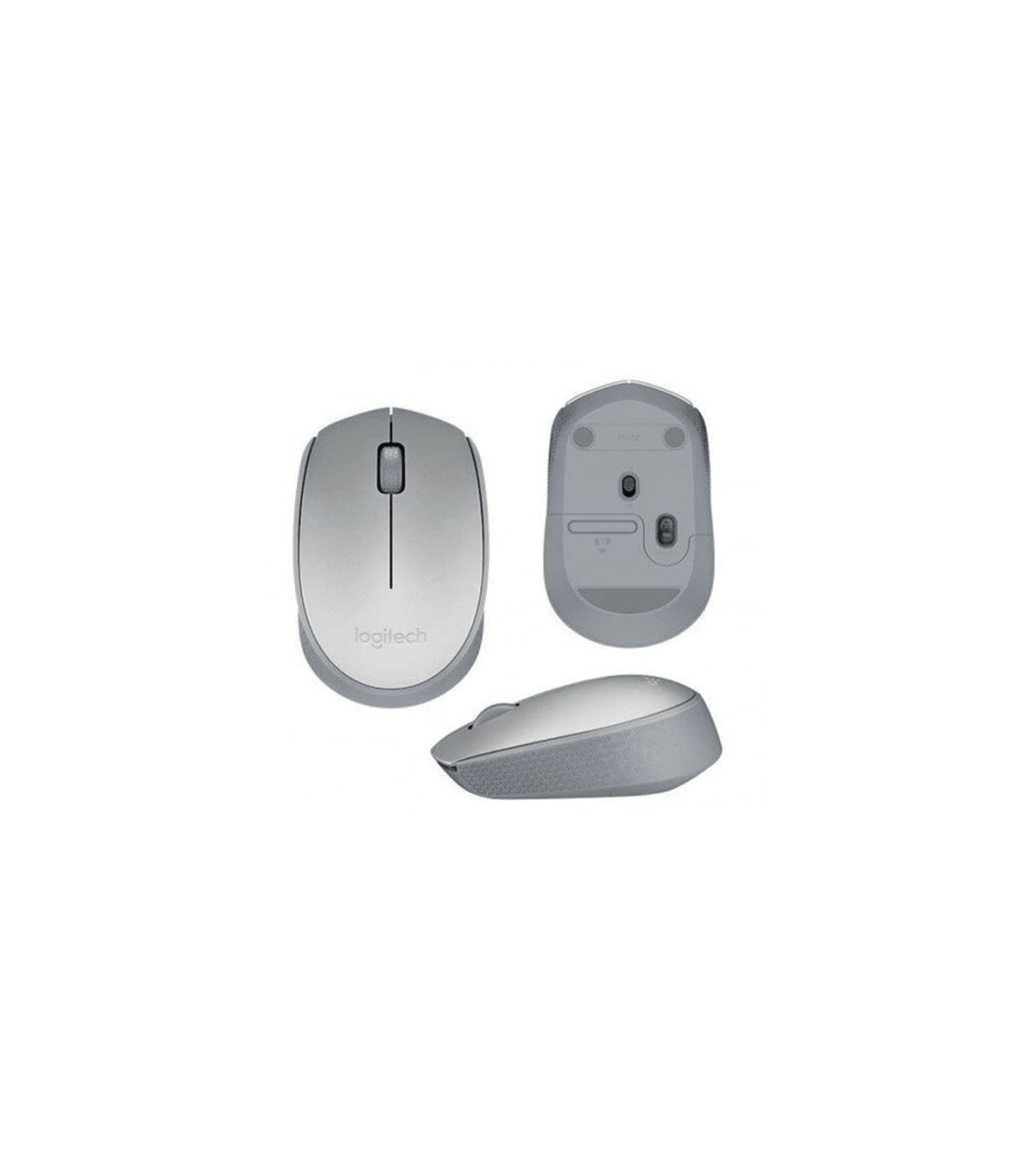 Mouse Inalámbrico Plata M1704