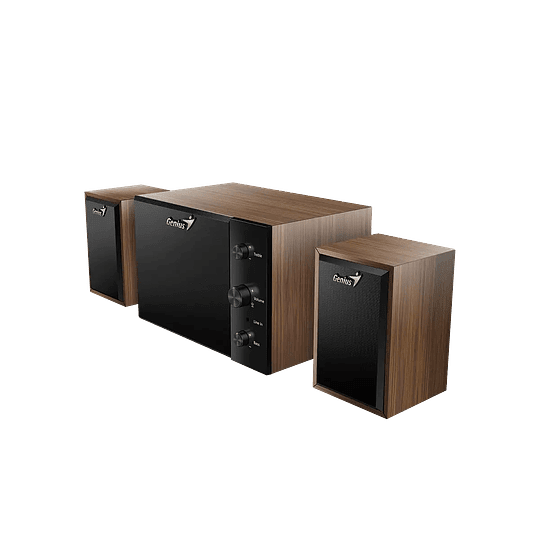 Sunwoofer Multimedia 2.1 TREBLE/BASS KNOB WOOD2