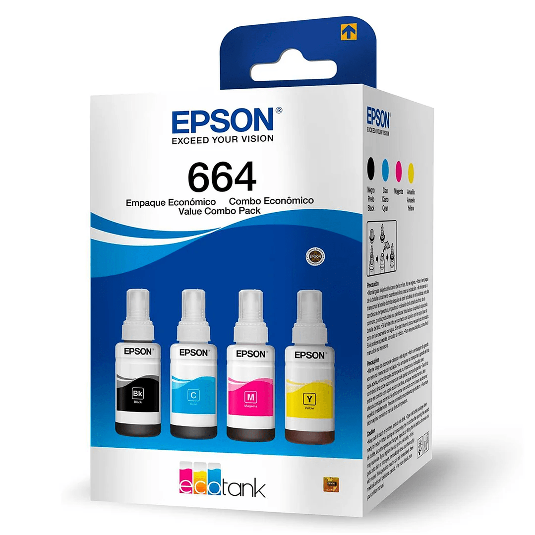 Pack de 4 Tintas Epson T6641