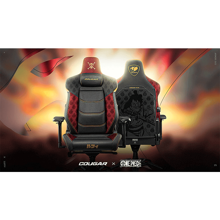 Silla profesional Gamer Cougar Armor EVO LUFFY4