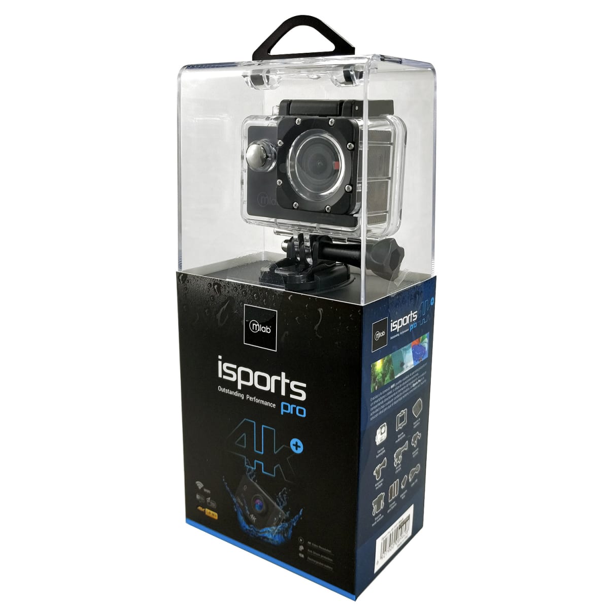 Cámara Deportiva iSports Pro 4K Black3