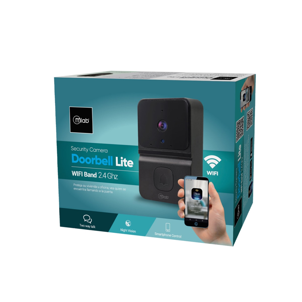 Camara de seguridad Doorbell Lite WIFI Band 2.41