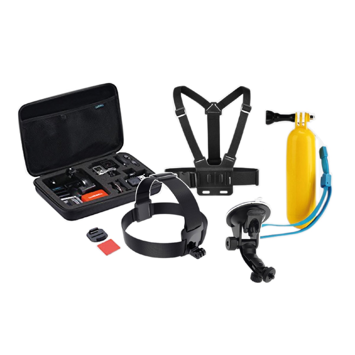 Kit Accesorios 32 en 1 cámaras deportivas iSport Pro1