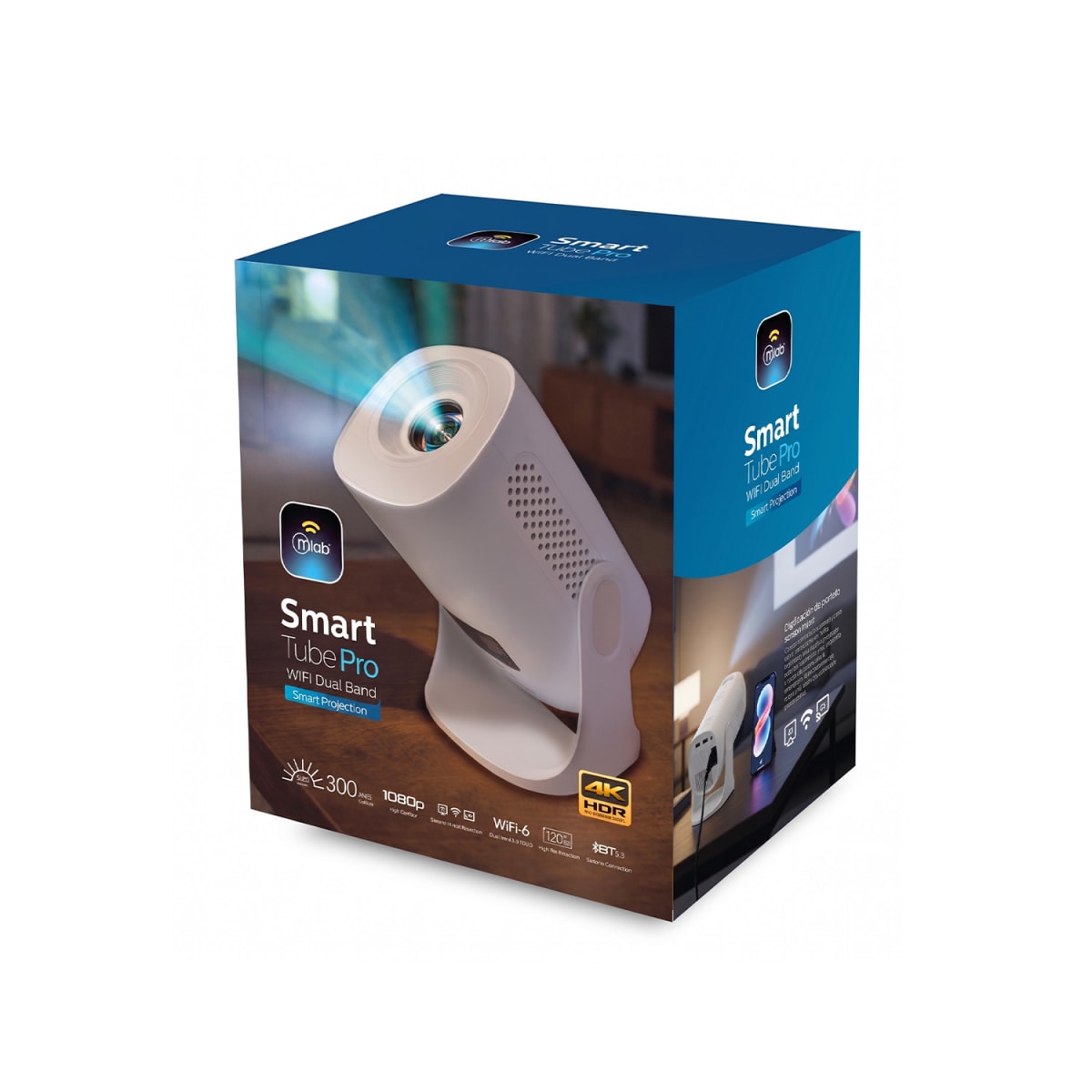 Proyector SmartTubePro WIFI Dual Band4