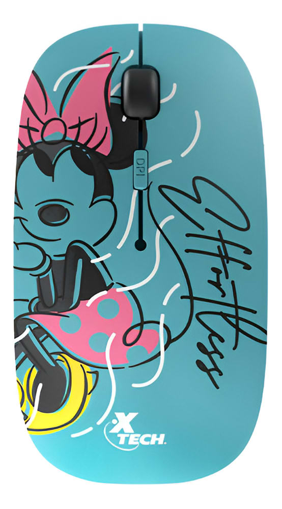 Mouse Inalámbrico Xtech Disney Minnie Mouse1