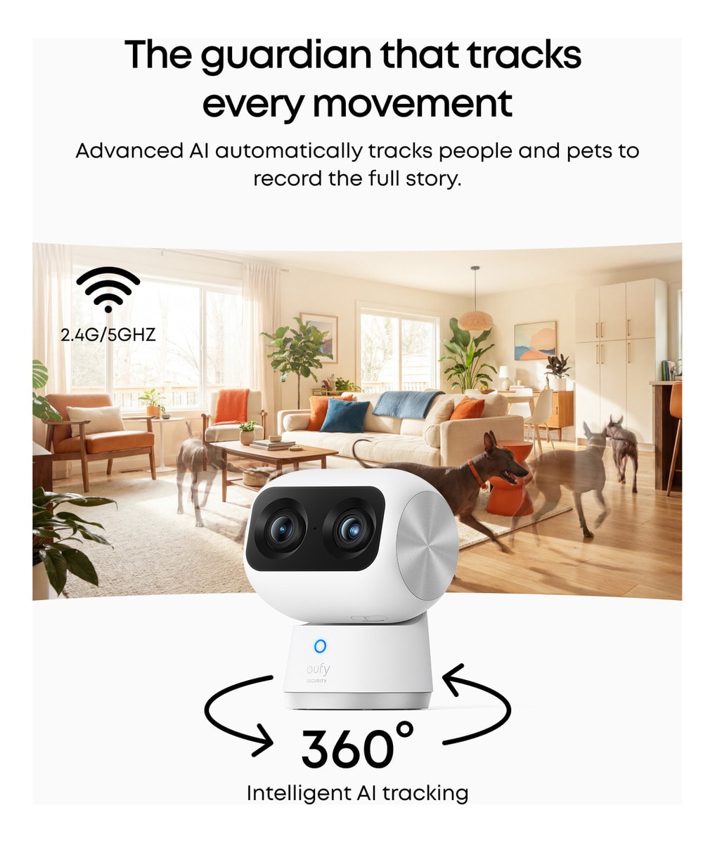 Eufy Camara de seguridad interior S350 - Blanca2