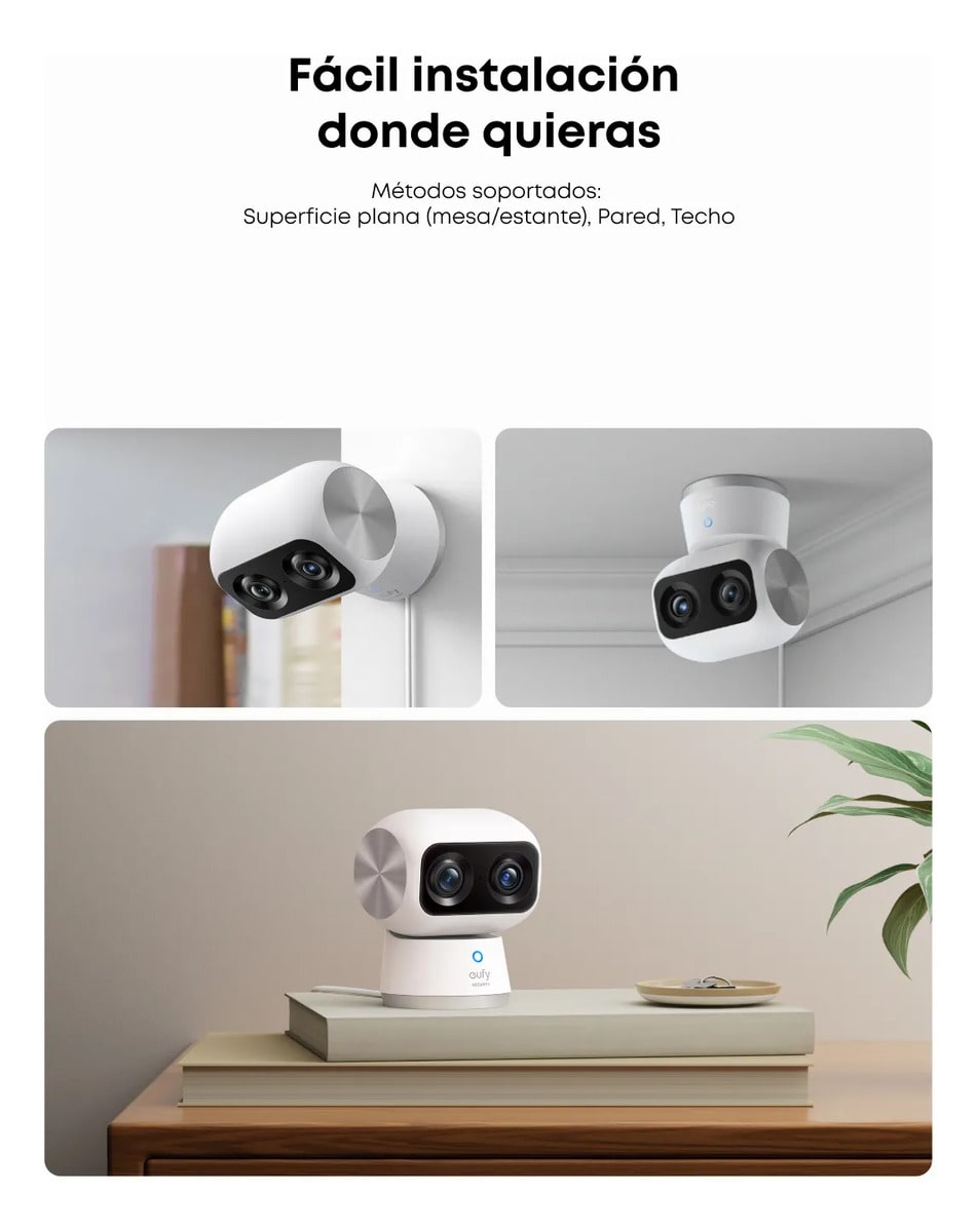 Eufy Camara de seguridad interior S350 - Blanca5