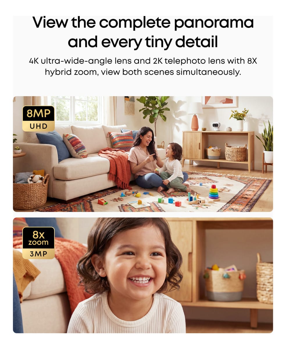 Eufy Camara de seguridad interior S350 - Blanca7