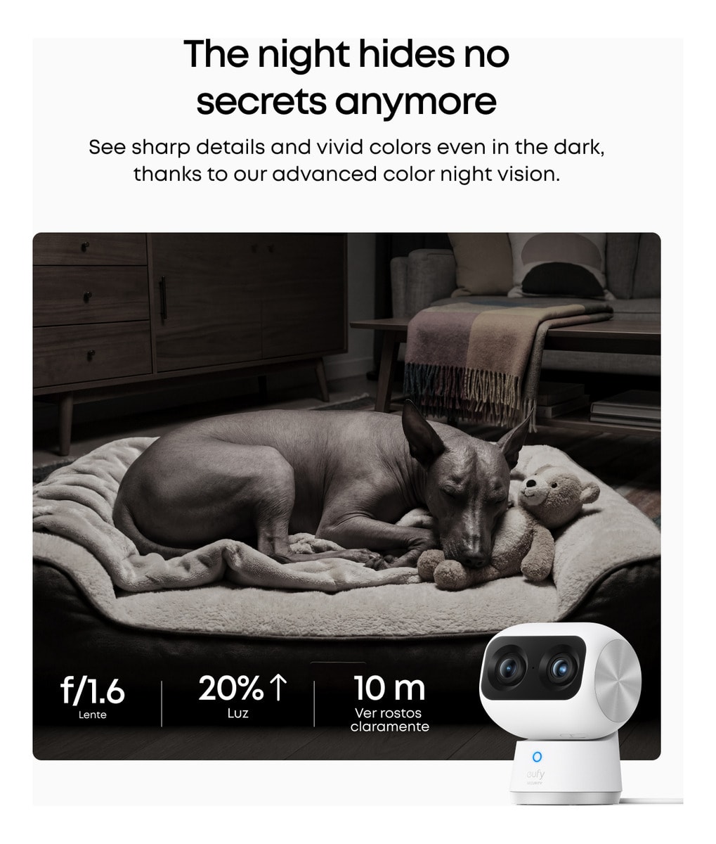 Eufy Camara de seguridad interior S350 - Blanca3