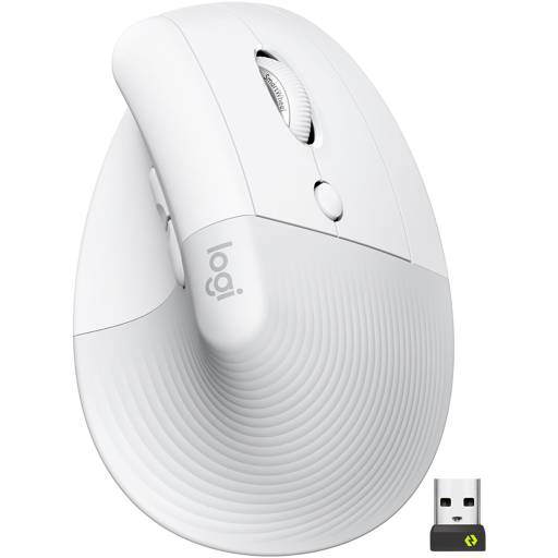 Mouse Inalambrico  Vertical Ergonomic - Blanco1