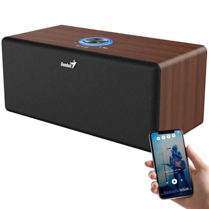 Parlante Bluetooth Dark Brown Elegante1