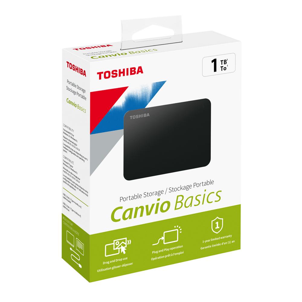 Disco Duro externo 1TB Externo Canvio Basics Black A5 - ¡NEW!2
