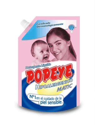 DETERGENTE POPEYE PARA BEBE HIPOALERGENICO