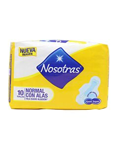 NOSOTRAS TOALLA HIGIENICA NORMAL CON ALAS1