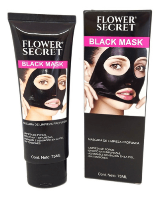 FLOWER SECRET BLACK MASK1