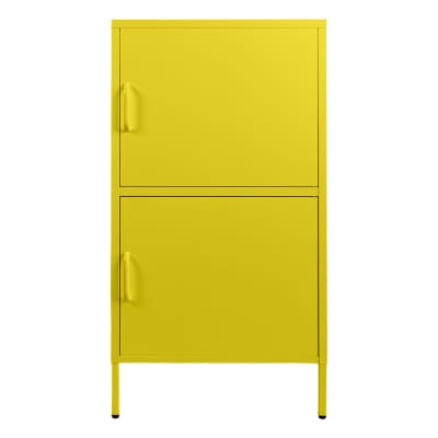 Estante 2 Puertas y 2 Repisas Amarillo
