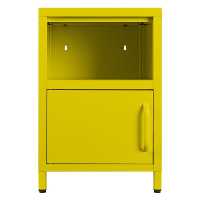 Velador 1 Puerta y 1 Compartimiento Amarillo