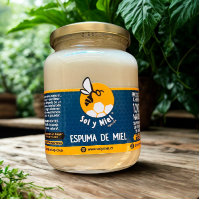 Espuma de Miel 850 gr. Envase vidrio5
