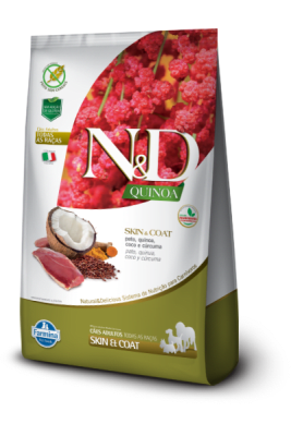 N&D QUINOA CANINE SKIN & COAT PATO