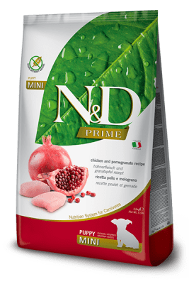 N&D PRIME MINI PUPPY POLLO Y GRANADA