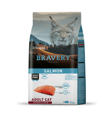 BRAVERY GATO ADULTO ESTERILIZADO SALMON