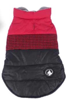 WONDER DOG CHAQUETA CON CUADROS ROJA