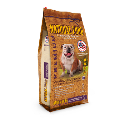 NATURAL FOOD ADULTO ESTERILIZADO Y CONTROL DE OBESIDAD