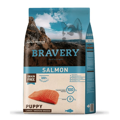 BRAVERY SALMON PUPPY LARGE/MEDIUM BREEDS