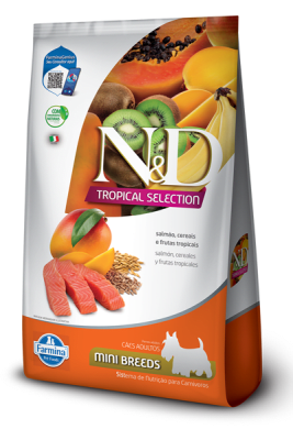 N&D TROPICAL CANINE MINI ADULTO SALMON