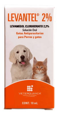 LEVANTEL GOTAS ANTIPARASITARIO INTERNO PERRO Y GATOS