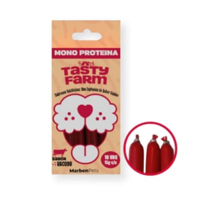 TASTY SALCHICHAS MONOPROTEICAS DE VACUNO