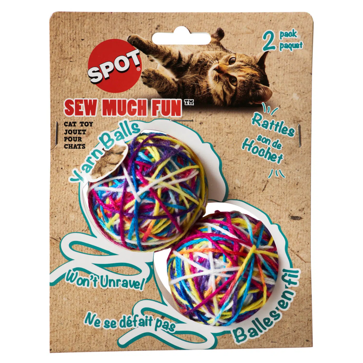 SPOT CAT TOY BOLA DE LANA1