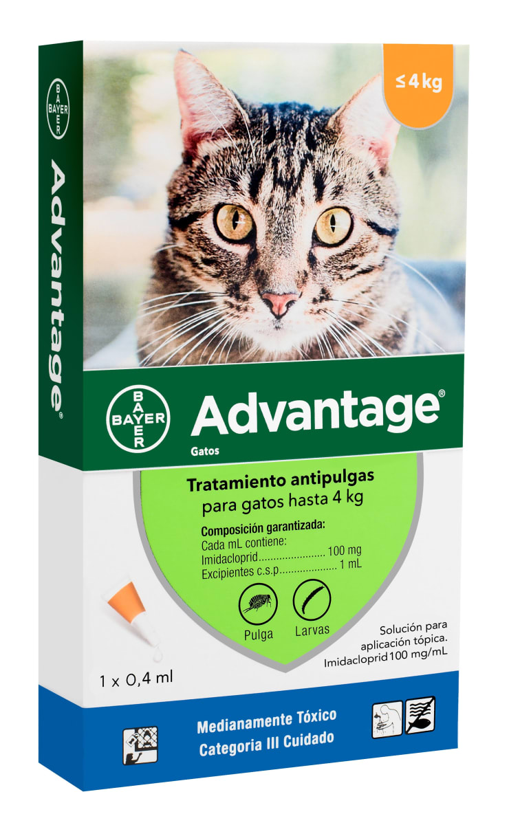 ADVANTAGE PIPETA GATO <4KG (0.4ML)1